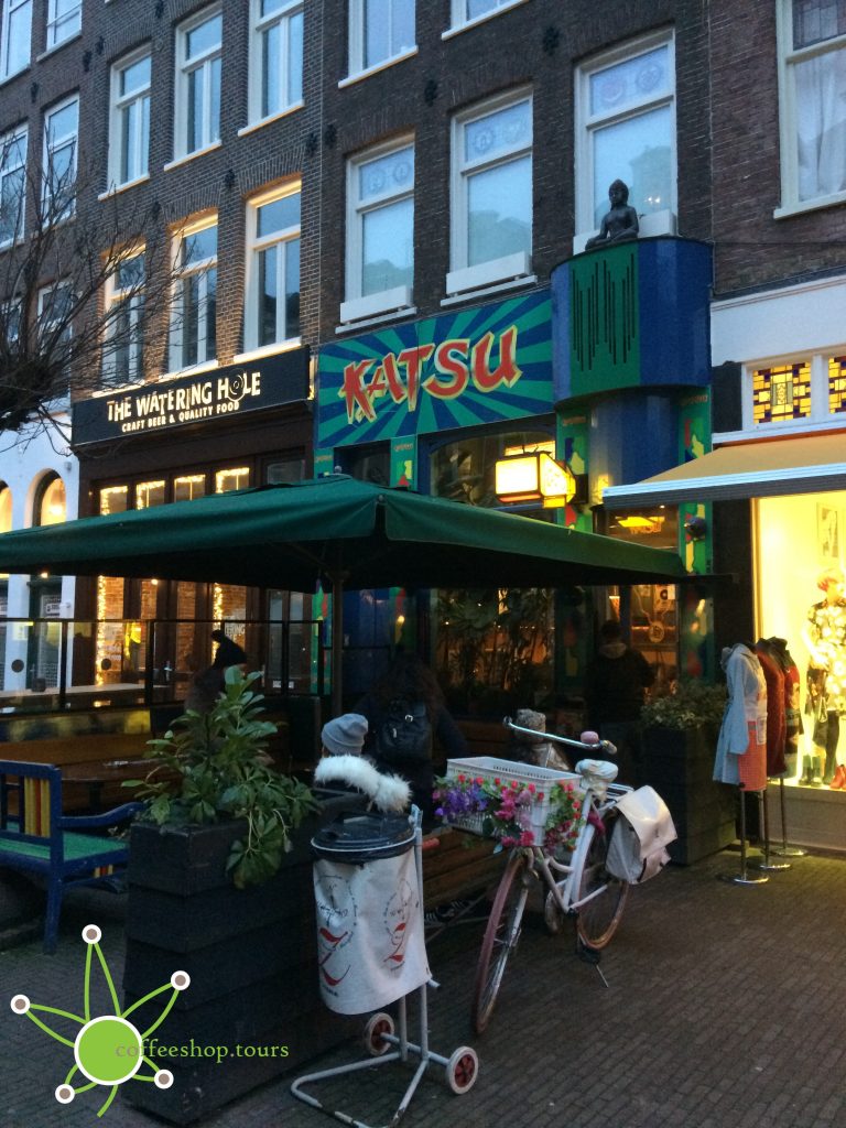 The outside of Coffeeshop Katsu.