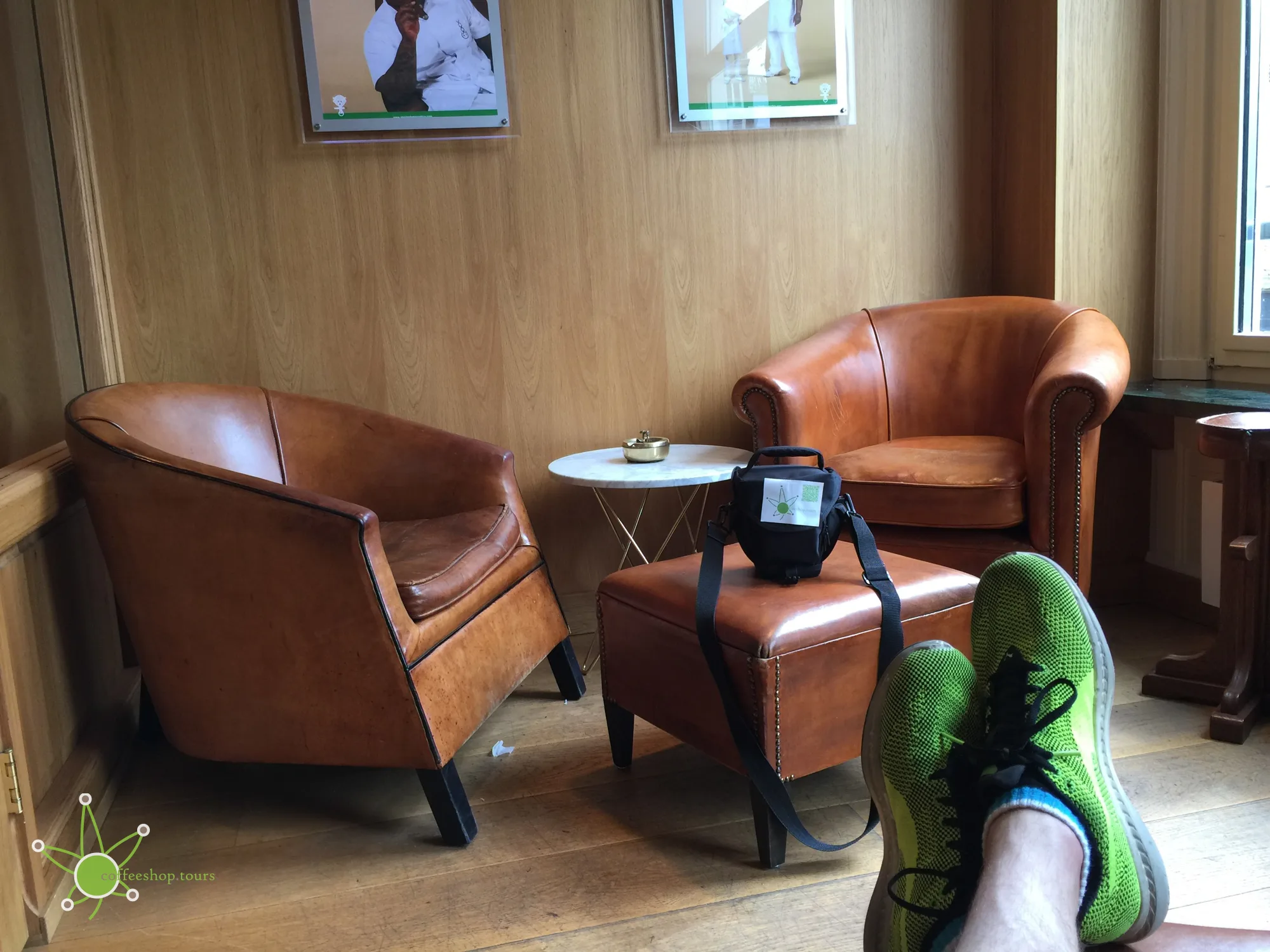 The upstairs Smoker Lounge in Boerejongens Utrechtsestraat in 2016.