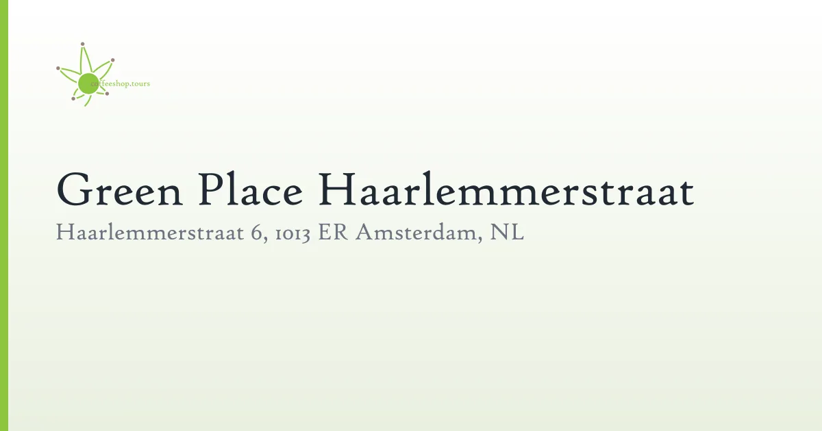 Green Place Haarlemmerstraat