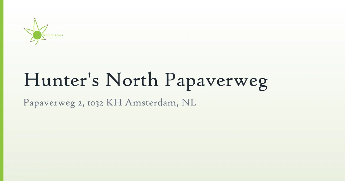 Hunter's North Papaverweg