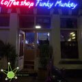 The storefront of Funky Munkey in Amsterdam