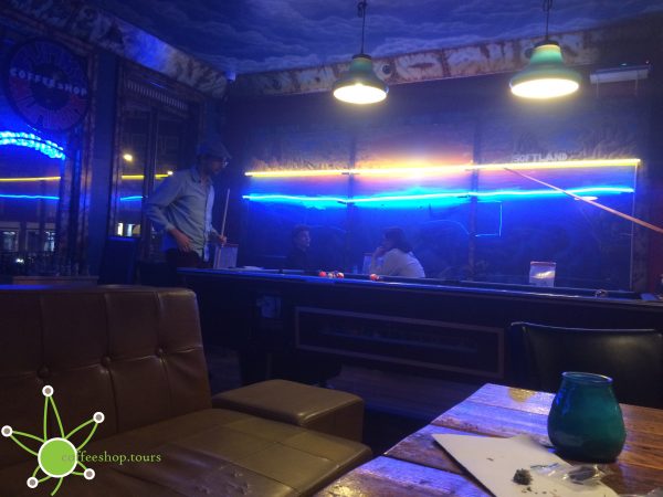 The Pool Table in Funky Munkey's lounge area in Amsterdam