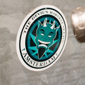 Those stickers can be found all over Amsterdam so sharpen your eyes when walking around in the city.