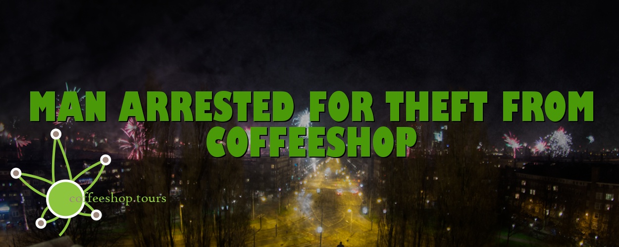 Man arrested for theft from coffeeshop