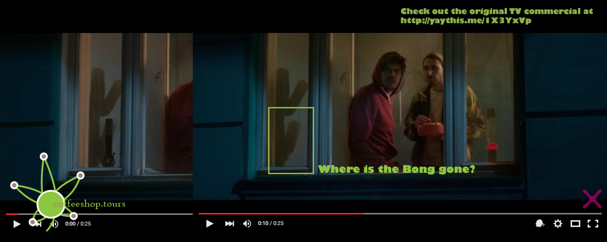 Mömax TV Commercial features Cannabis