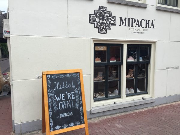 Outside the MIPACHA Store in Amsterdam